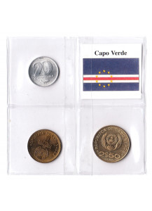CAPO VERDE set da 20 - Centavos - 1 Escudo - 2,50 Escudos Buona conservazione